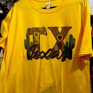 Yellow Texas tee